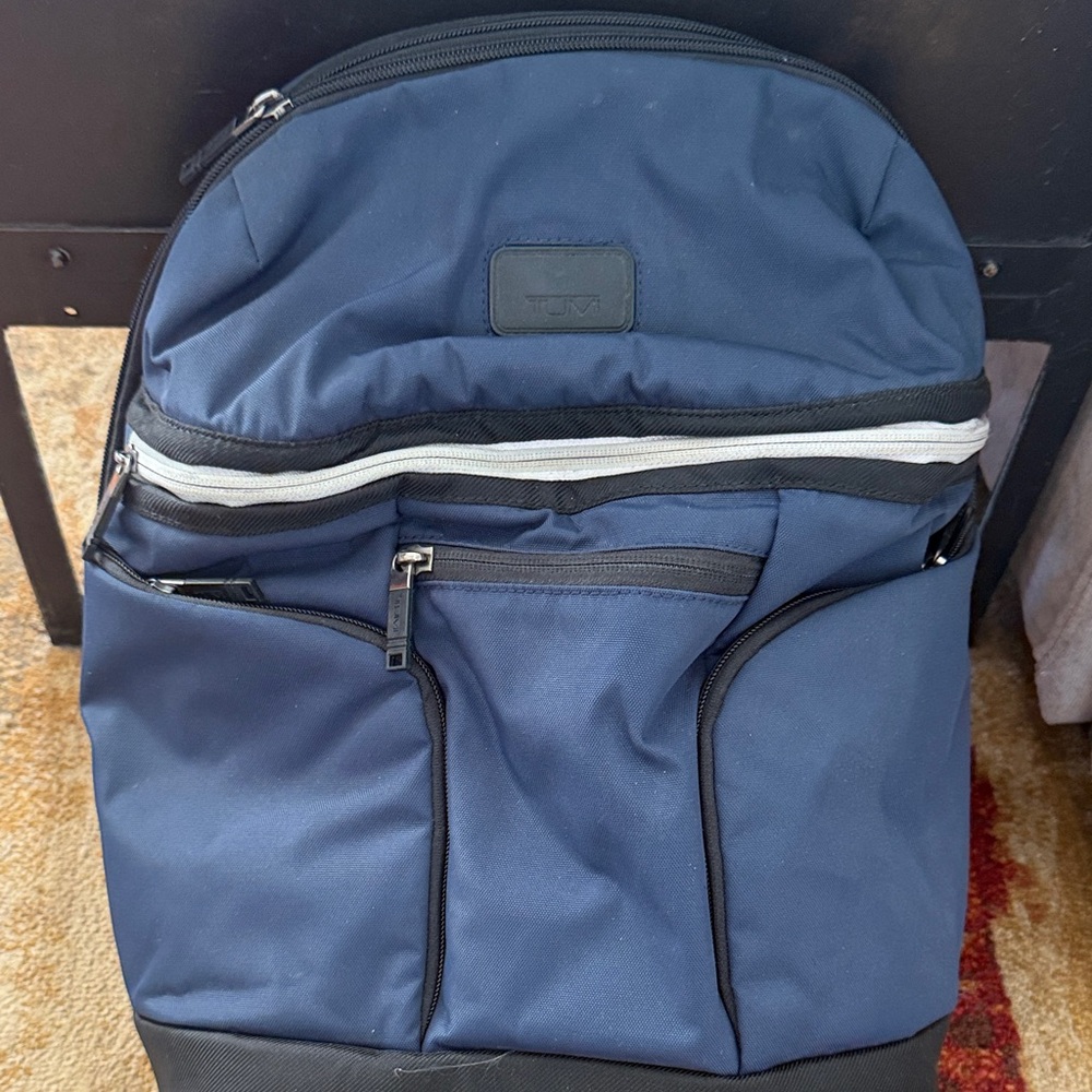 Tumi Midnight Blue Backpack for Men